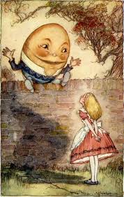 humpty dumpty sitting on the wall