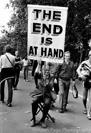 person holding sign 