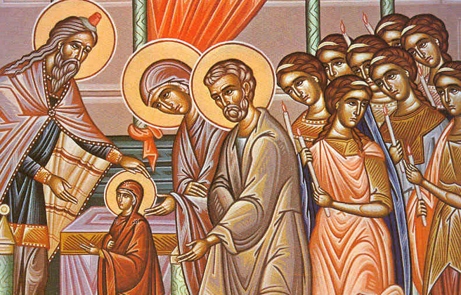 icon: feast of the Entrance