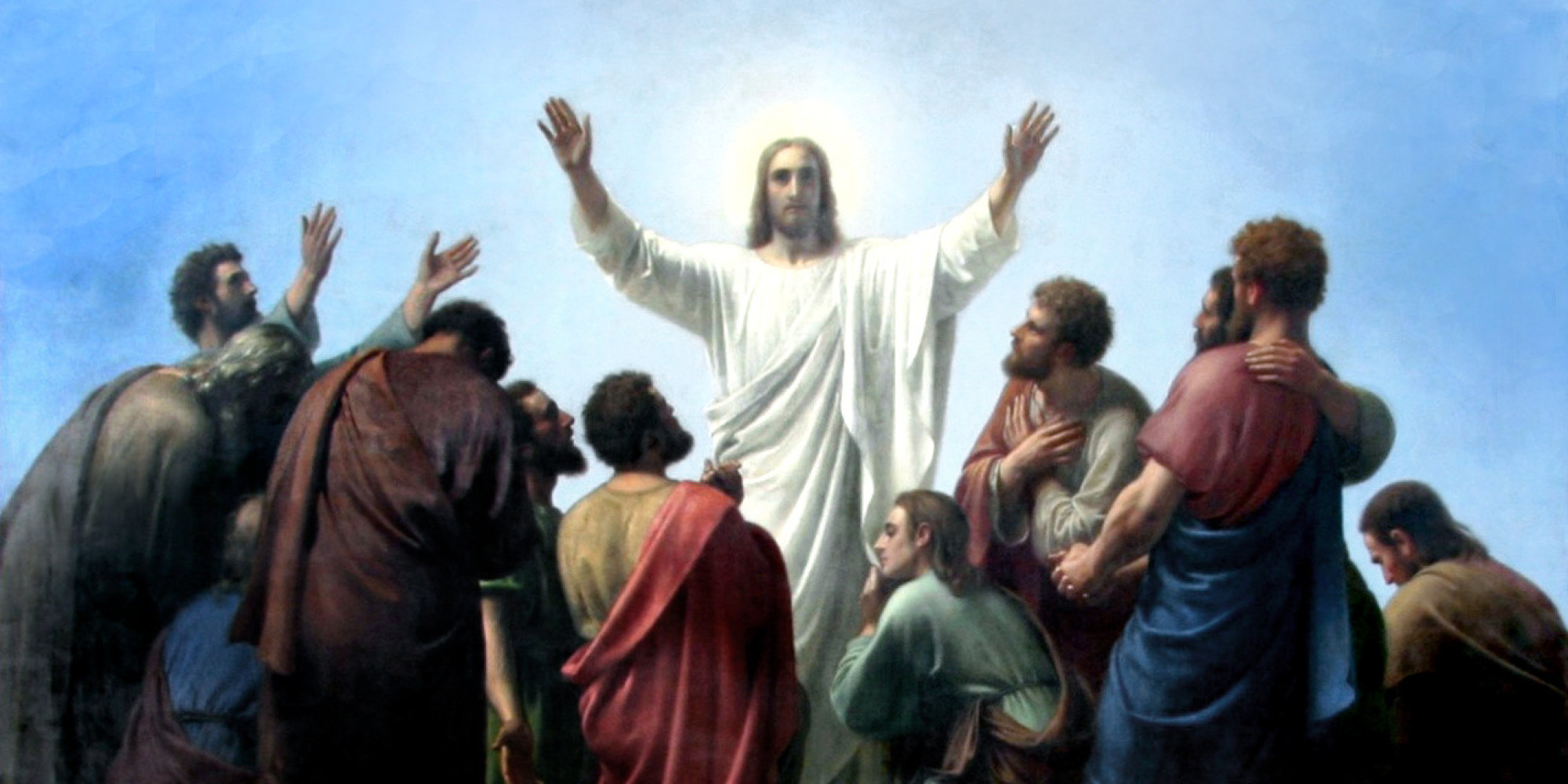 Jesus before ascension