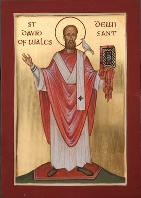 Icon of St. David of Wales